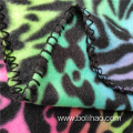 Colourful Cheetah Print Polar Fleece Blanket